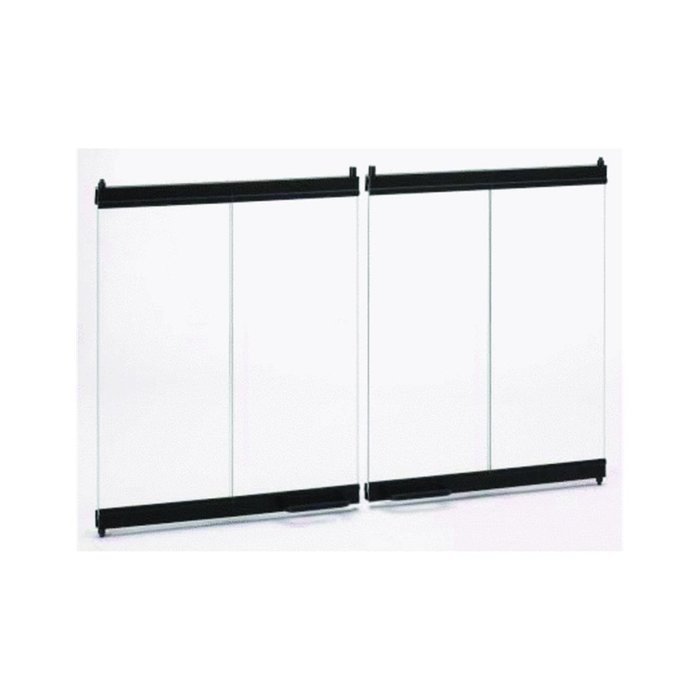 Comfort Flame BDB36B Wood Burning Aluminum BiFold Door, 36Inch