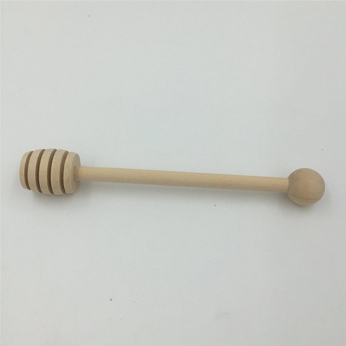 Dealglad® 50Pcs Portable Mini Wooden Jam Honey Dipper Stirring Rod