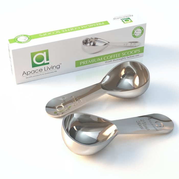 Premium Coffee Scoop (Set of 2) 2 Tablespoon (Tbsp) The Best