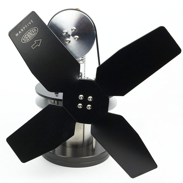 Heat Powered Small Stove Top Fan for wood multifuel coal WARPFIVE