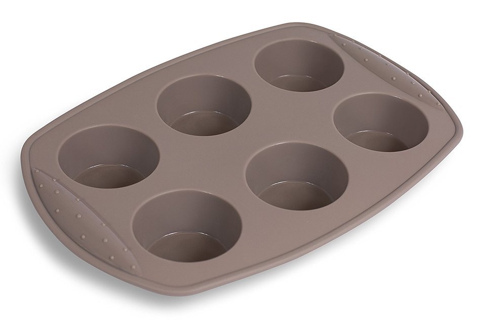 Best Silicone Cake Mold 6 Cup Cupcake Tray Cake Baking