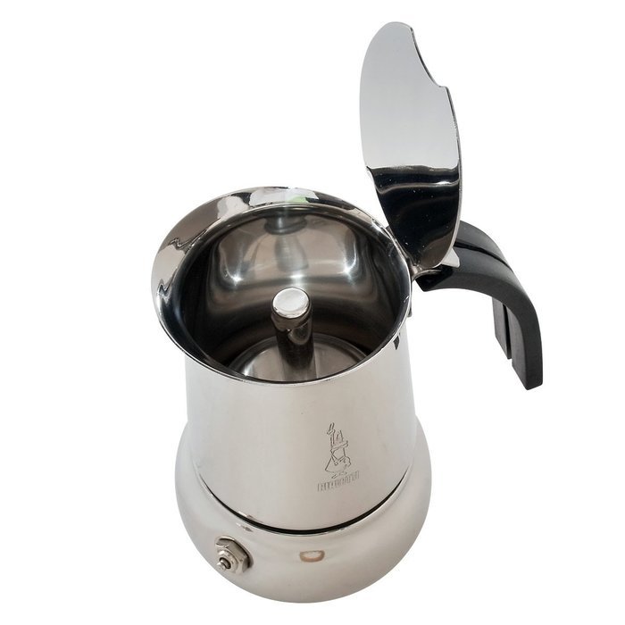 Bialetti 06812 Kitty Coffee Maker, Stainless Steel, 4Cup(8 oz) N3 free