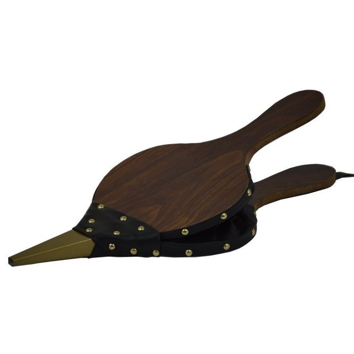 JOYOOO Traditional Fireplace Bellows Fan Wood Vintage Antique Dark