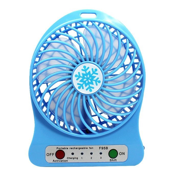 Fonxian Mini Portable Fan Rechargeable Battery Powered Small Table Fan