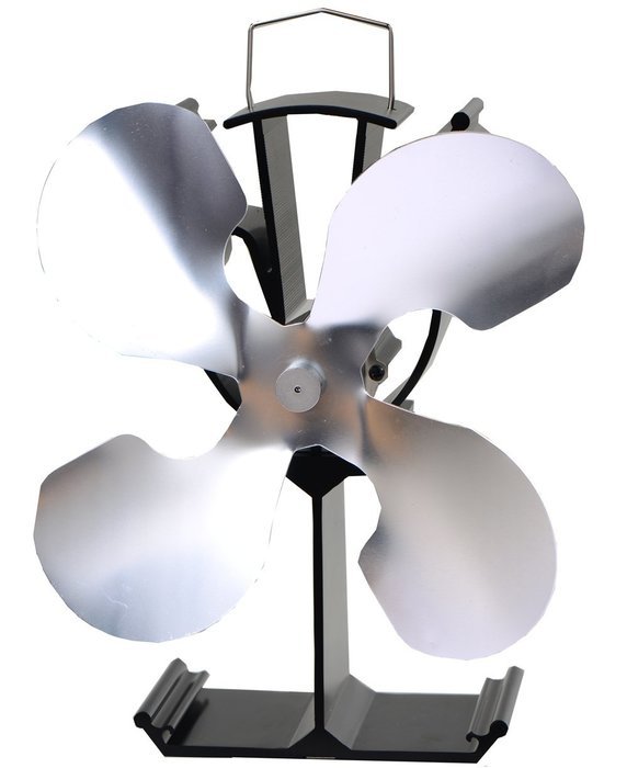 4Blade Heat Powered Stove Top Fan for Wood / Log Burner/Fireplace