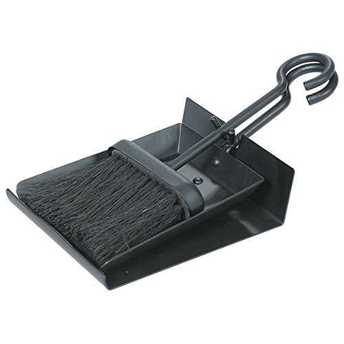 Uniflame Black Wrought Iron Fireplace Shovel, Ash Pan, And Brush Set free image download