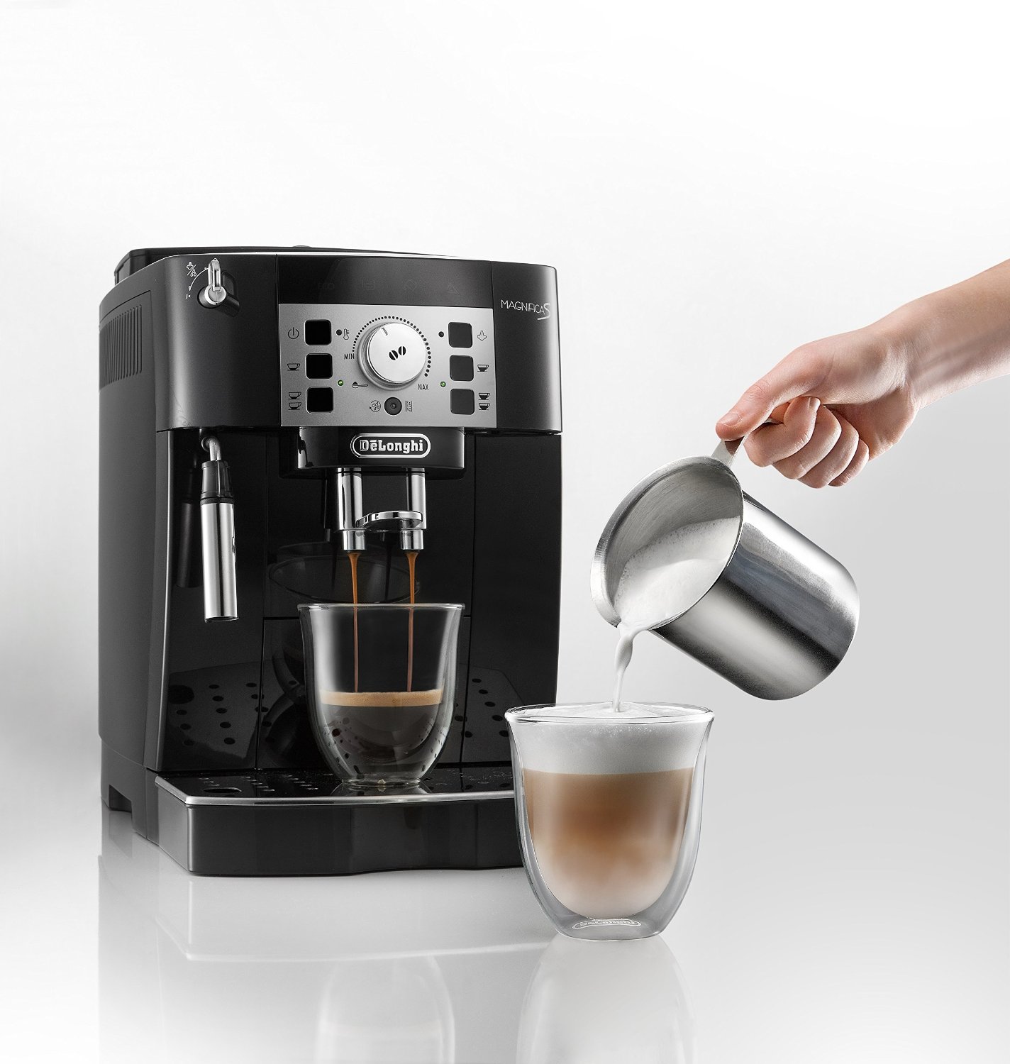 Delonghi ECAM22110B Super Automatic Espresso, Latte and Cappuccino