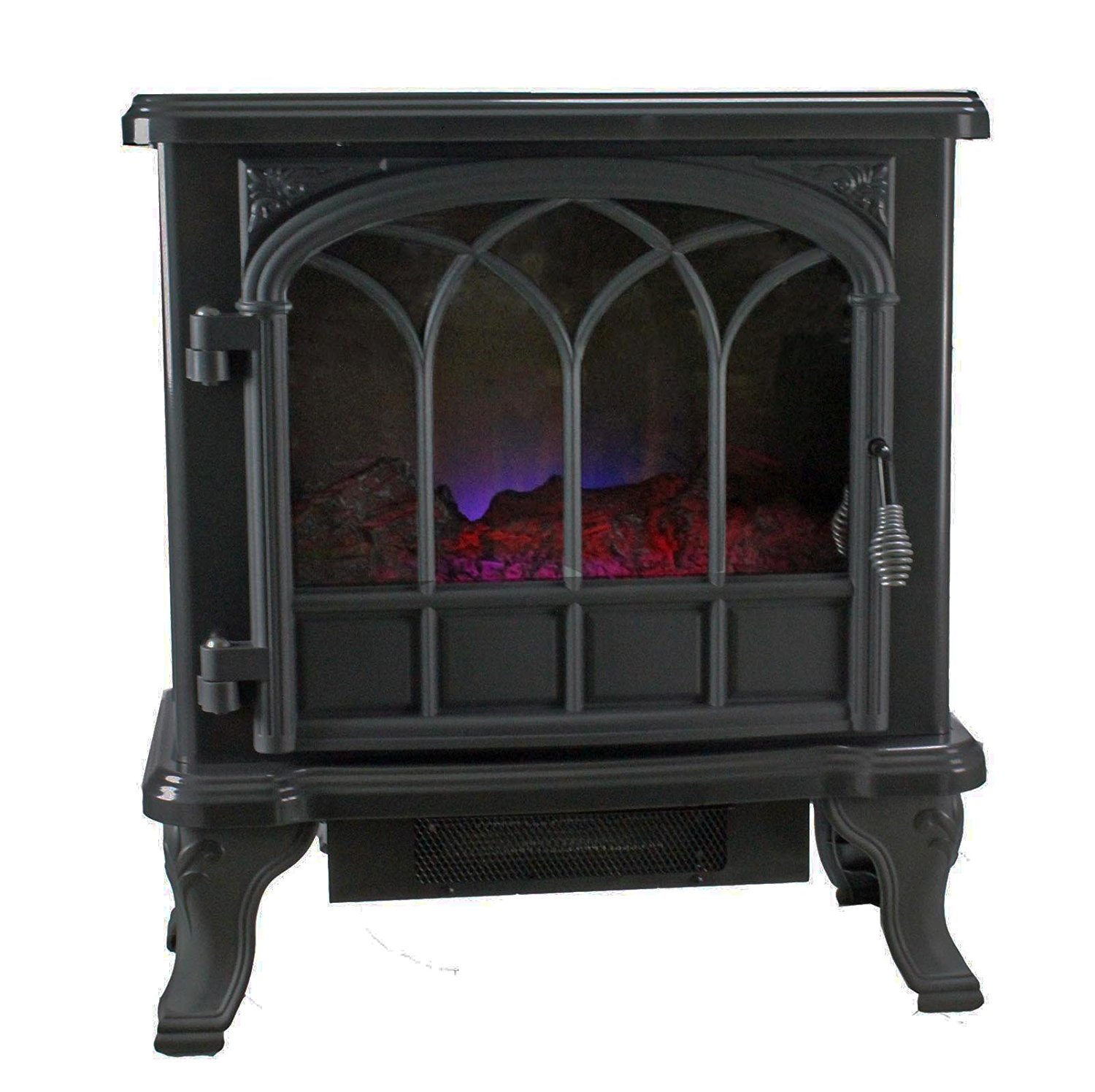 Duraflame 400 Sq Ft 1500W Electric Stove Fireplace Heater w/Flame