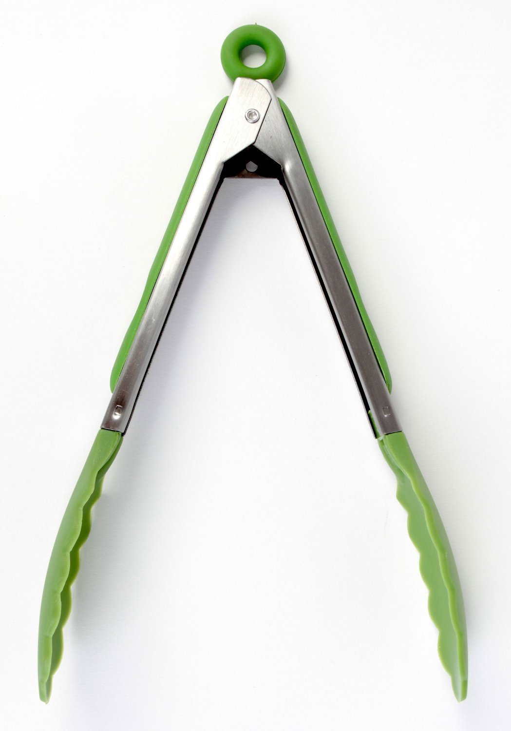 Good Living SiliconeCoated Set of Locking Food Tongs for Cooking on