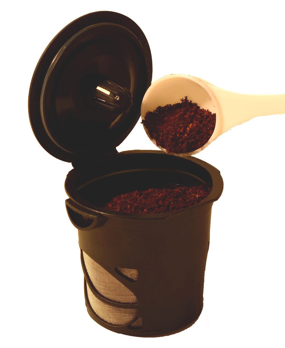 3 Reusable Coffee Pods Handy Gourmet Stainless Steel Mesh Filter Non