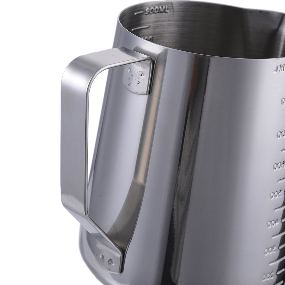 Awtang Frothing Pitcher Milk Store 900Ml Volume Stainless Steel Jug