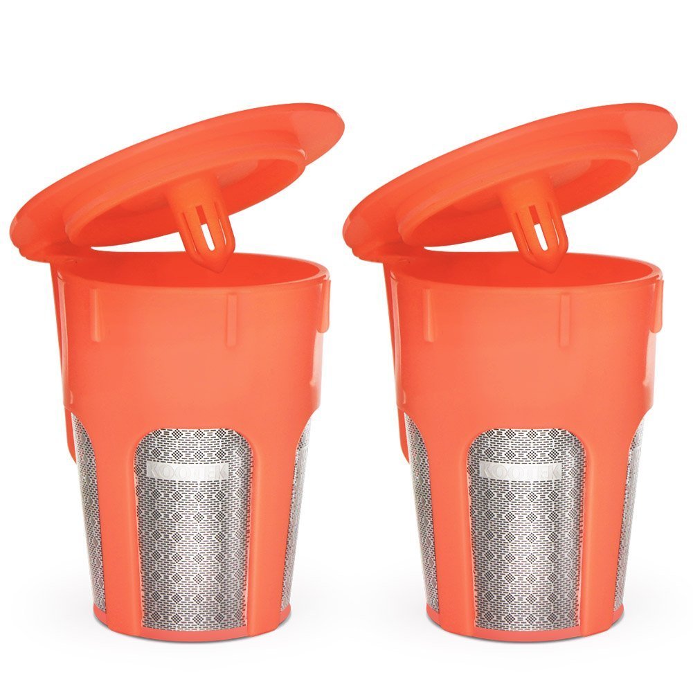 Kootek 2 Pack Stainless Steel Refillable Kcup Reusable Coffee Filter