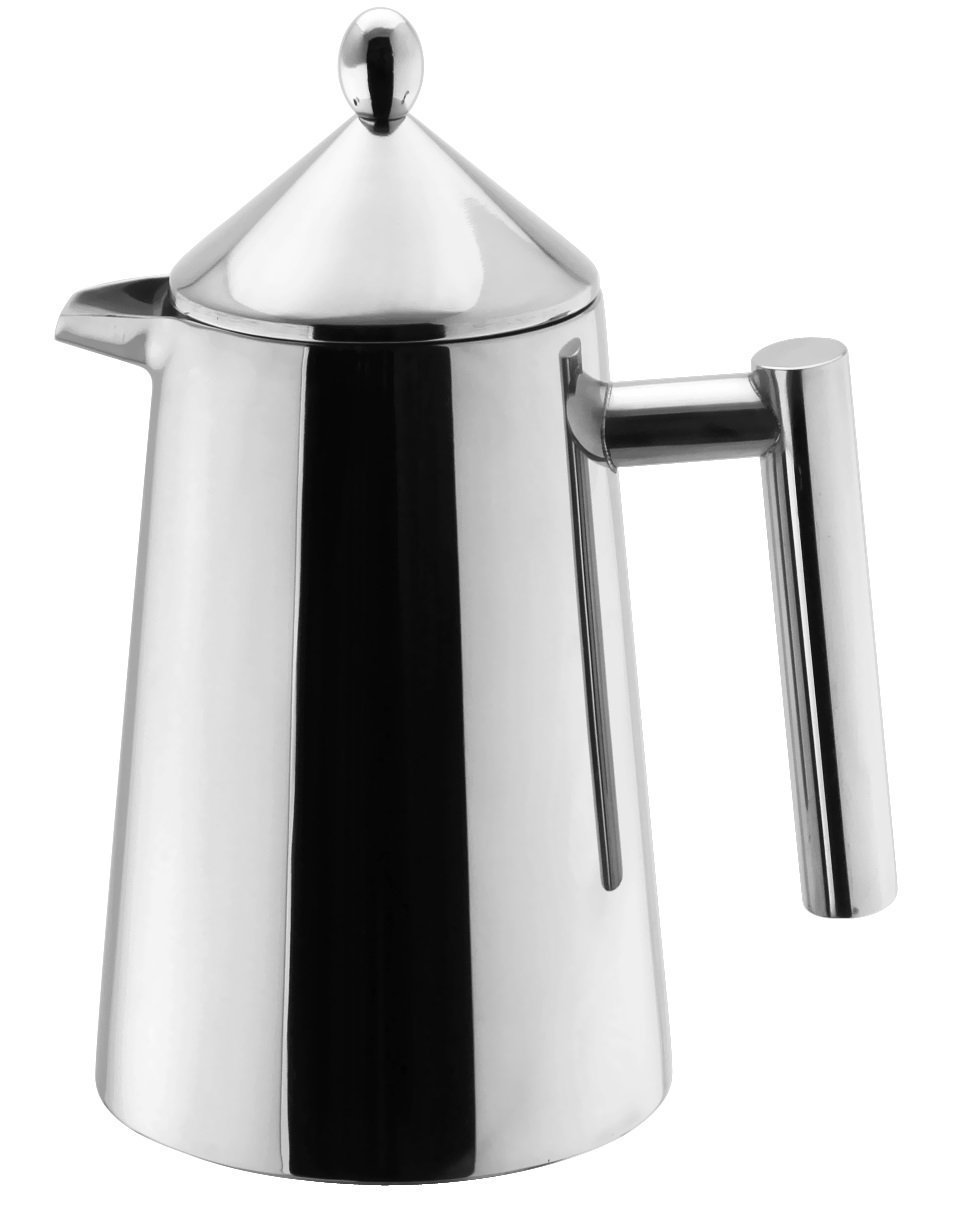 Francois et Mimi Double Wall French Coffee Press, 12Ounce, Stainless