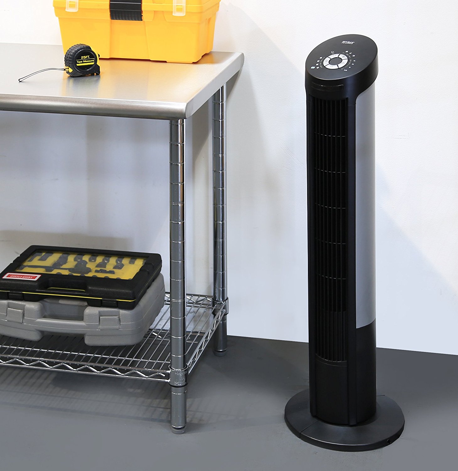 Seville Classics UltraSlimline Tower Fan, 40inch Tower Fan N9 free