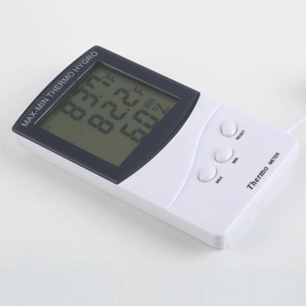 Digital LCD Indoor/Outdoor Thermometer Hygrometer Meter Temperature