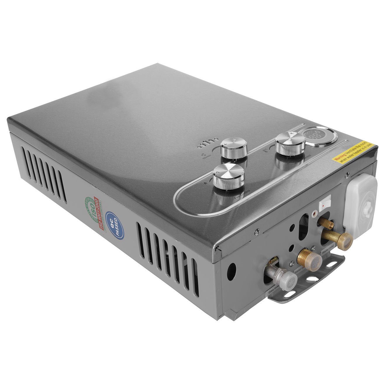 Kissmoji 8L Gas Tankless Instant Water Heater Boiler LPG Propane Steel