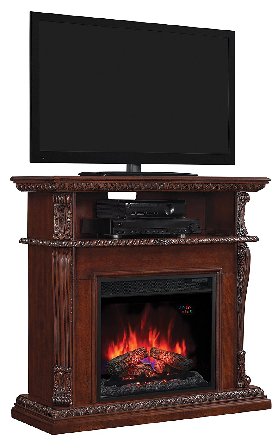 ClassicFlame 23DE1447C233 Corinth Wall or Corner TV Stand for TVs up