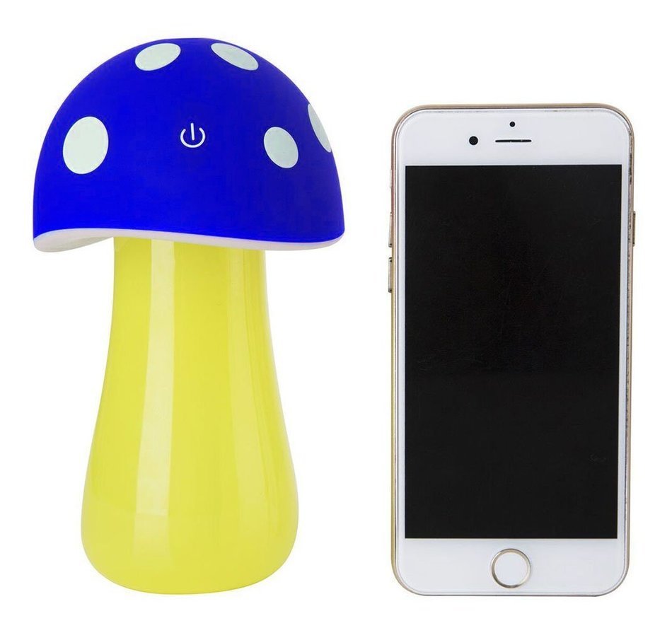 Yquelle Mini USB Ultrasonic Humidifier Mushrooms Humidifier with LED