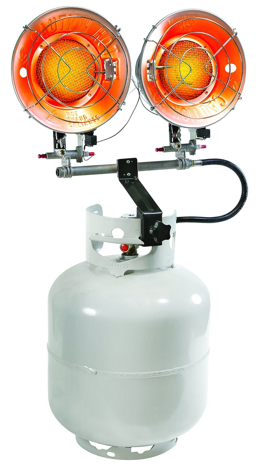 Comfort Zone double Tank Top Propane Heater free image download