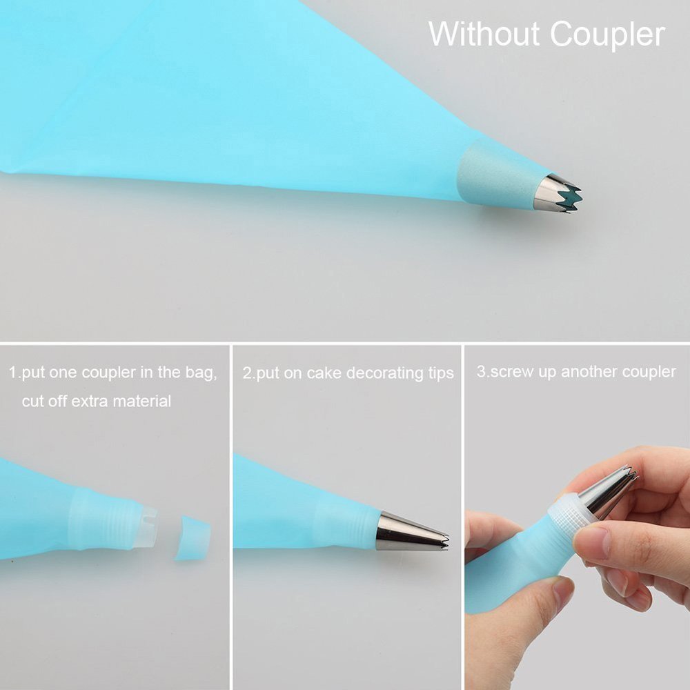 Pastry Bags 100 Pieces 15 Inch Disposable Icing Decorating Bags for