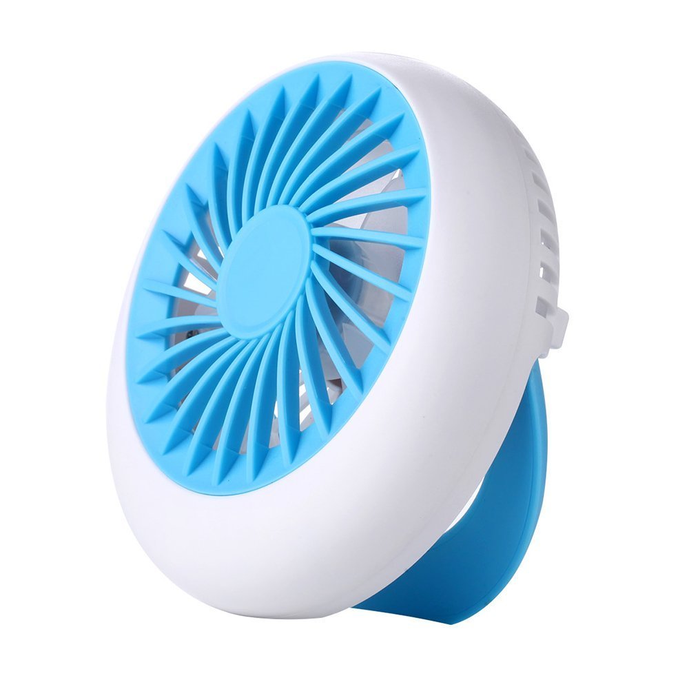 Baaaq Rechargeable USB Mini Fan Portable Desktop Table Fan with Bulit