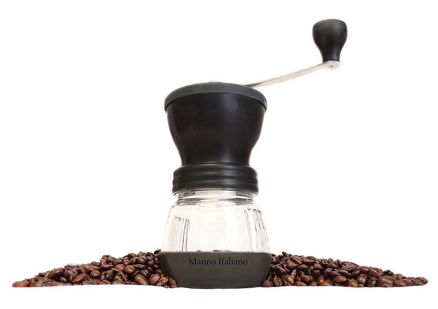Manual Coffee Grinder Adjustable Ceramic Burr Grinders with Hand