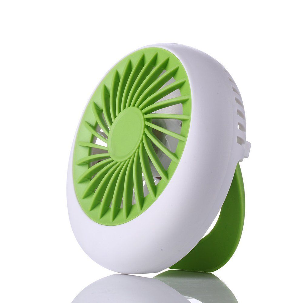 Baaaq Rechargeable USB Mini Fan Portable Desktop Table Fan with Bulit