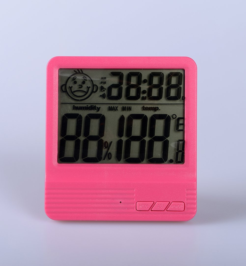 Humidity Meters,White Indoor Hygrometer Thermometer for Baby Room