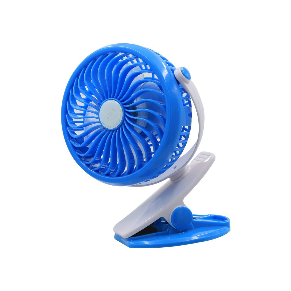 360º Rotation, Clipon, Mini Portable Battery Fan Personal Handheld USB