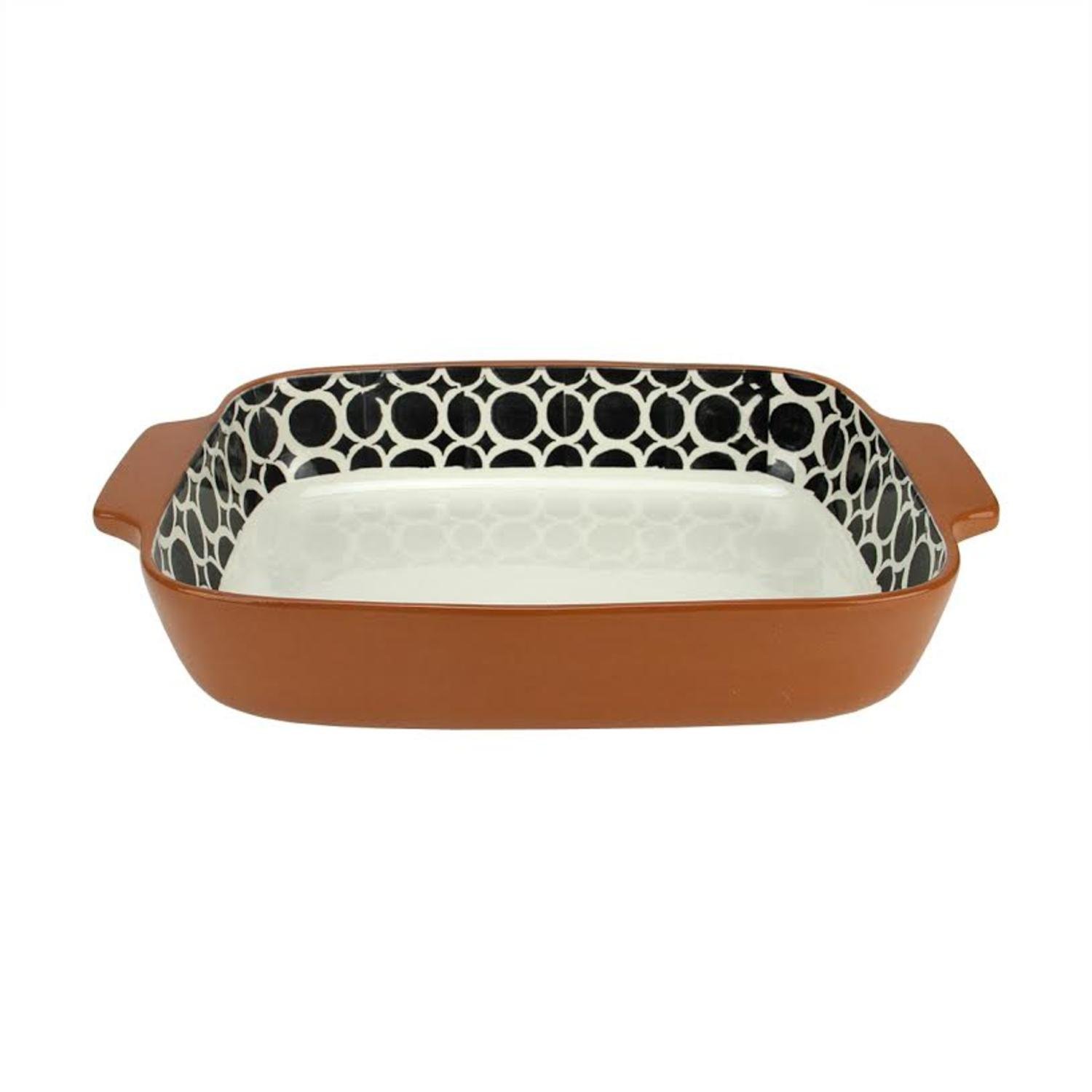 Basic Luxury Circle Rectangular Terracotta Oven Baking Dish free image