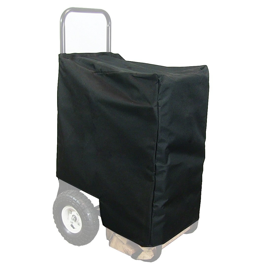 Sunnydaze Firewood Log Cart, Log Cart & Cover COMBO N7 free image download