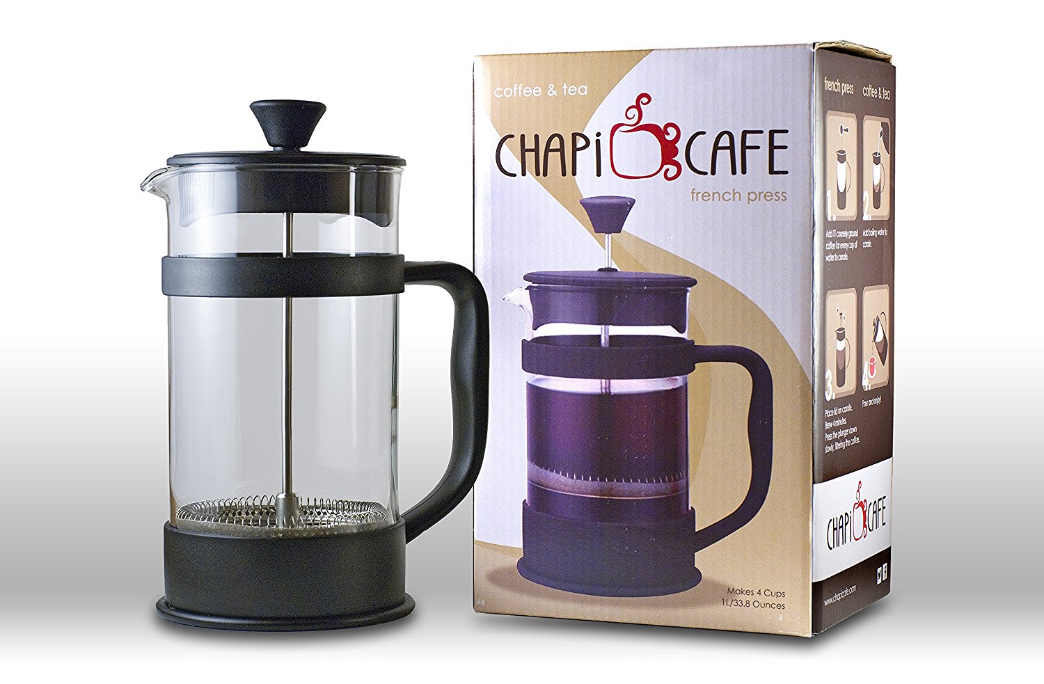French Press by Chapi Cafe for Coffee and Tea Coffee Maker 34