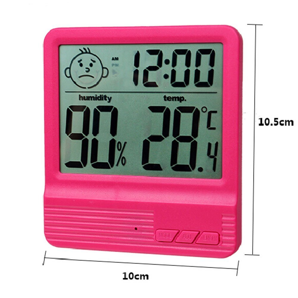 Humidity Meters,White Indoor Hygrometer Thermometer for Baby Room