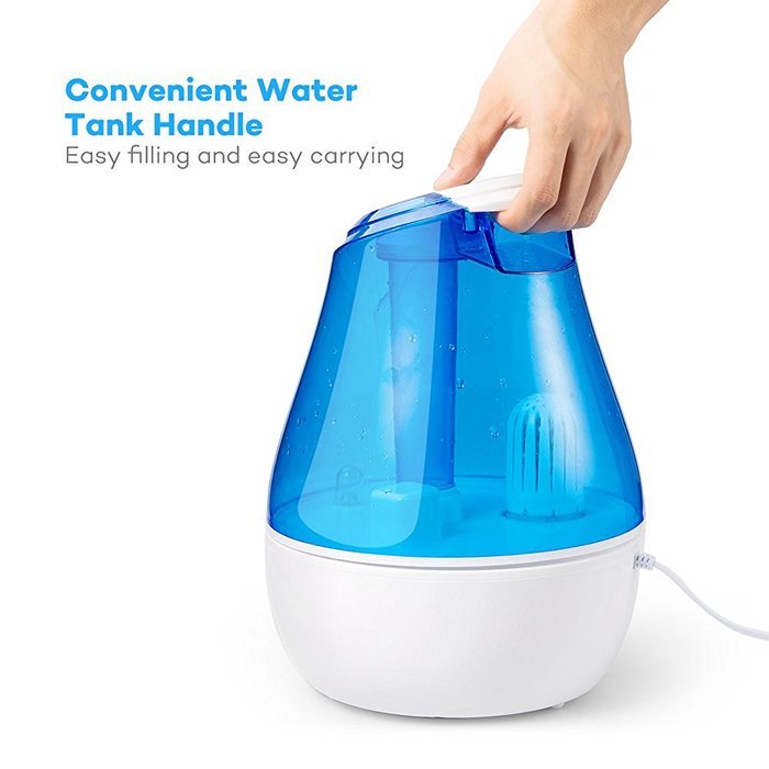 Cool Mist Humidifier, TaoTronics Ultrasonic Air Humidifers with