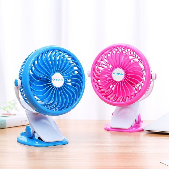 LOHOME® 360 Degree Rotation Fan, Portable Mute Desktop Fan for PC