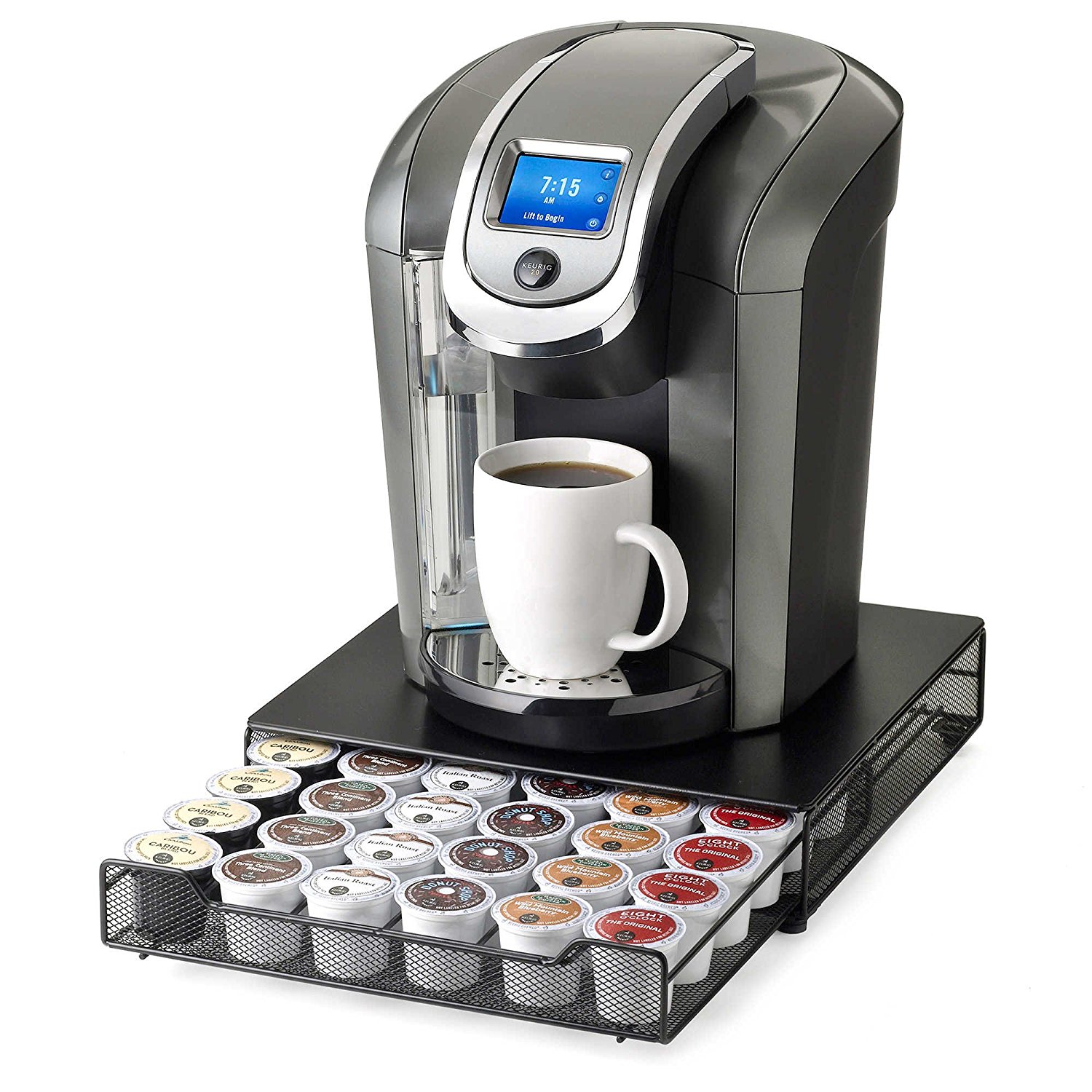 Keurig Brewed Under the Brewer 36 KCup Capacity Rolling Drawer by