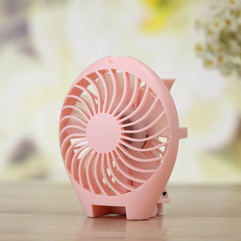BearsFire® Mermaid Fan Portable Battery Fan USB Mini Foldable Personal