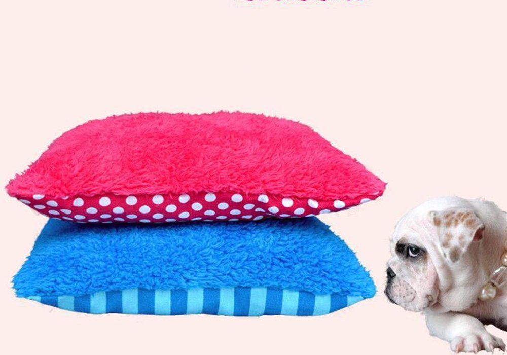 KAKA(TM) Pets Cute Warm Bed Dogs Sleeping House Pink Color Rose Dots M