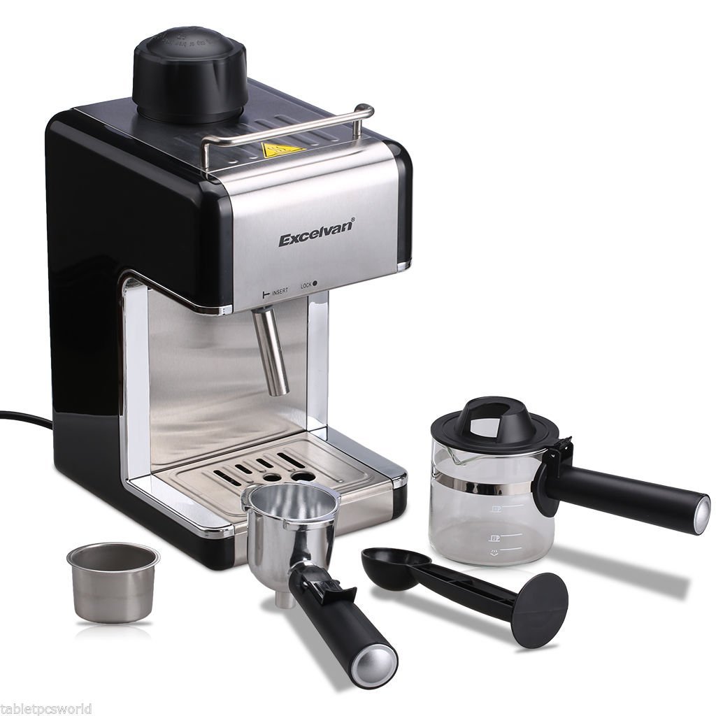 Gracelove Pro Espresso Machine 4Cup Steam Latte Cappuccino Coffee Maker