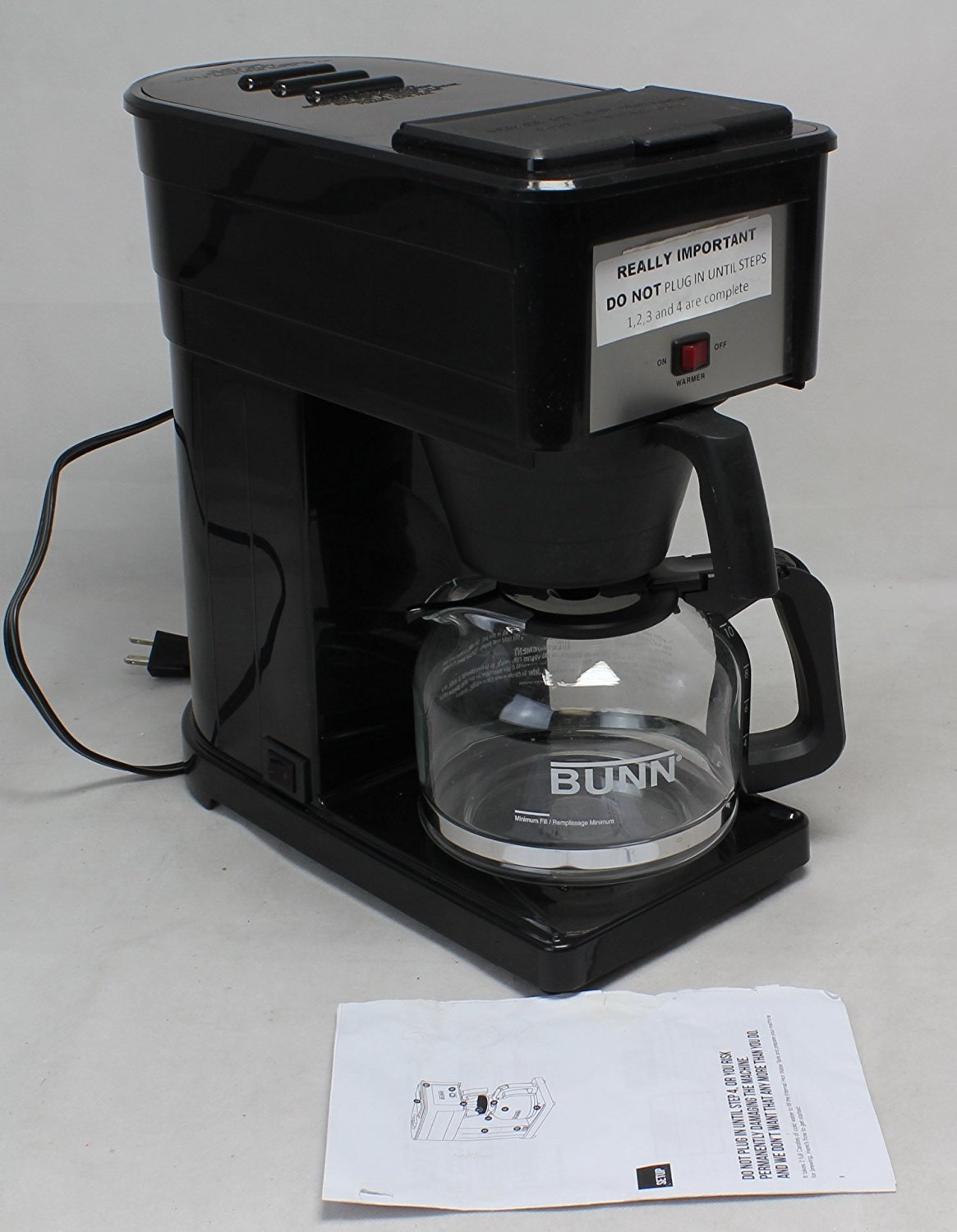 Bunn GRXB Original 10Cup Home Coffee Brewer, Black N2 free image download