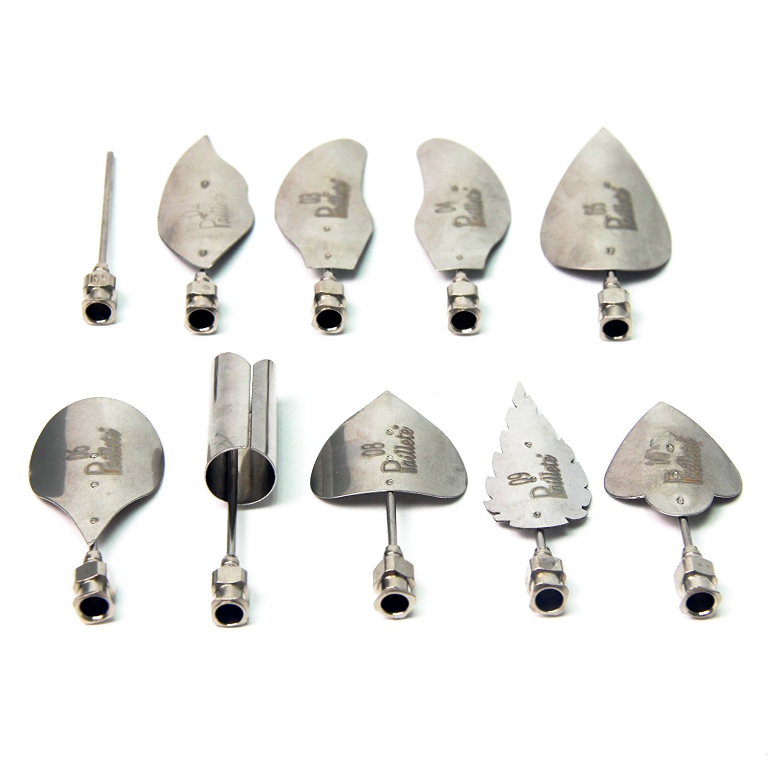 Signstek 10PCS 3D Jelly Flower Art Tools russian tulip nozzles 3D Gelatine/ Jelly Art Tools