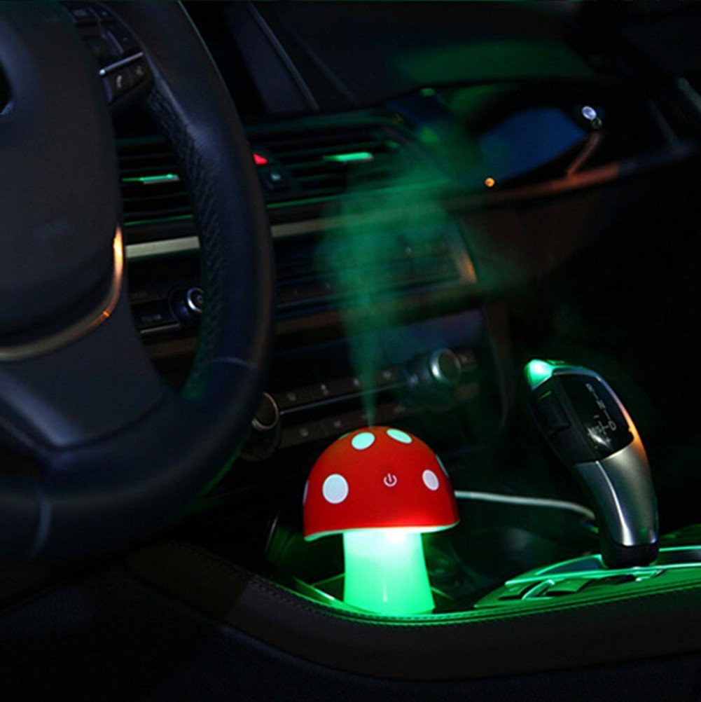 Happytop® USB Portable Mini 200ml Ultrasonic Humidifier Mushrooms
