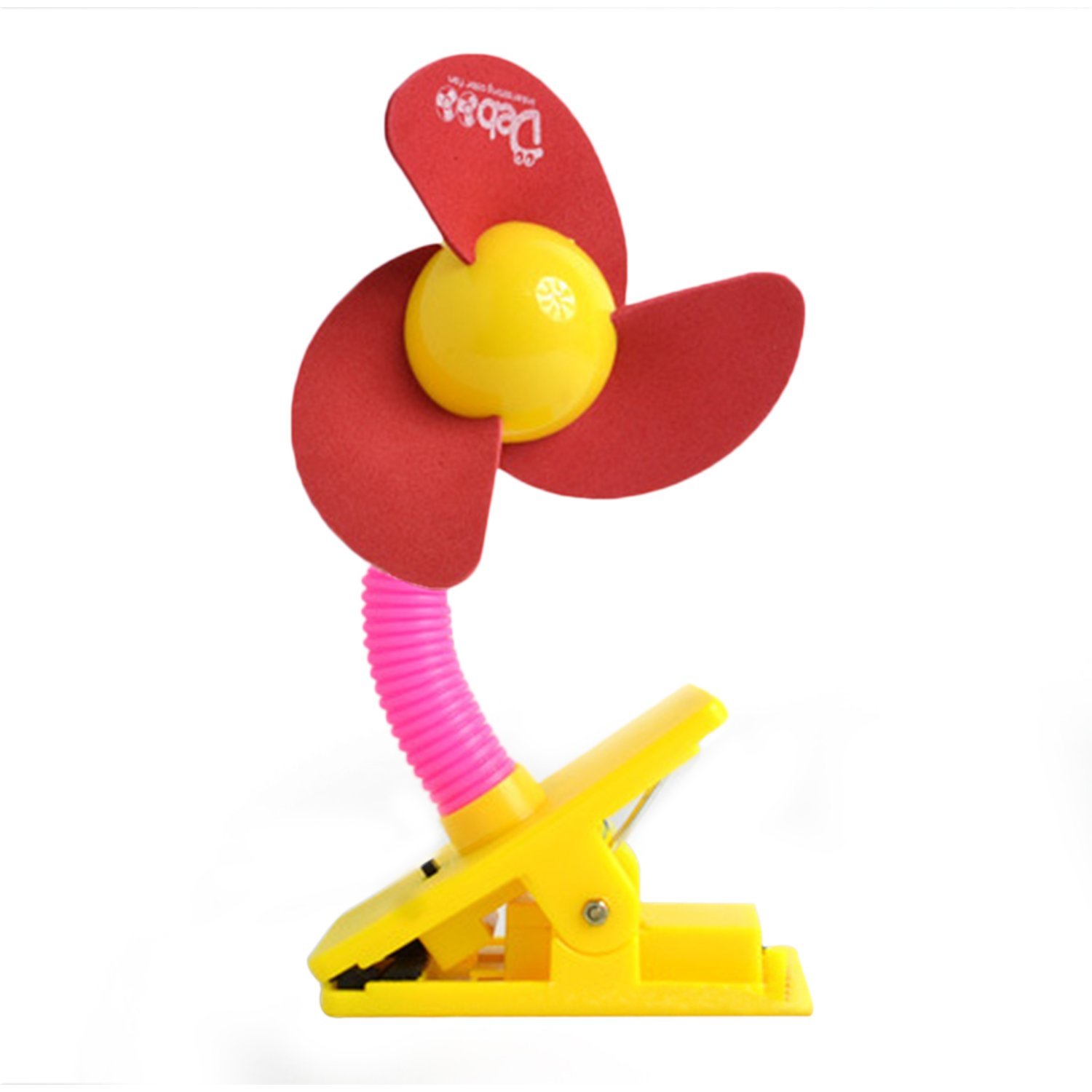 Leewin Mini Safety Portable Clipon Baby Stroller Fan Battery Powered