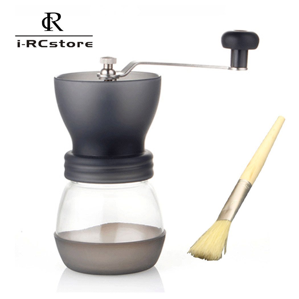 RC Professional Manual Ceramic Burr Coffee Grinder, Handcrank Coffee