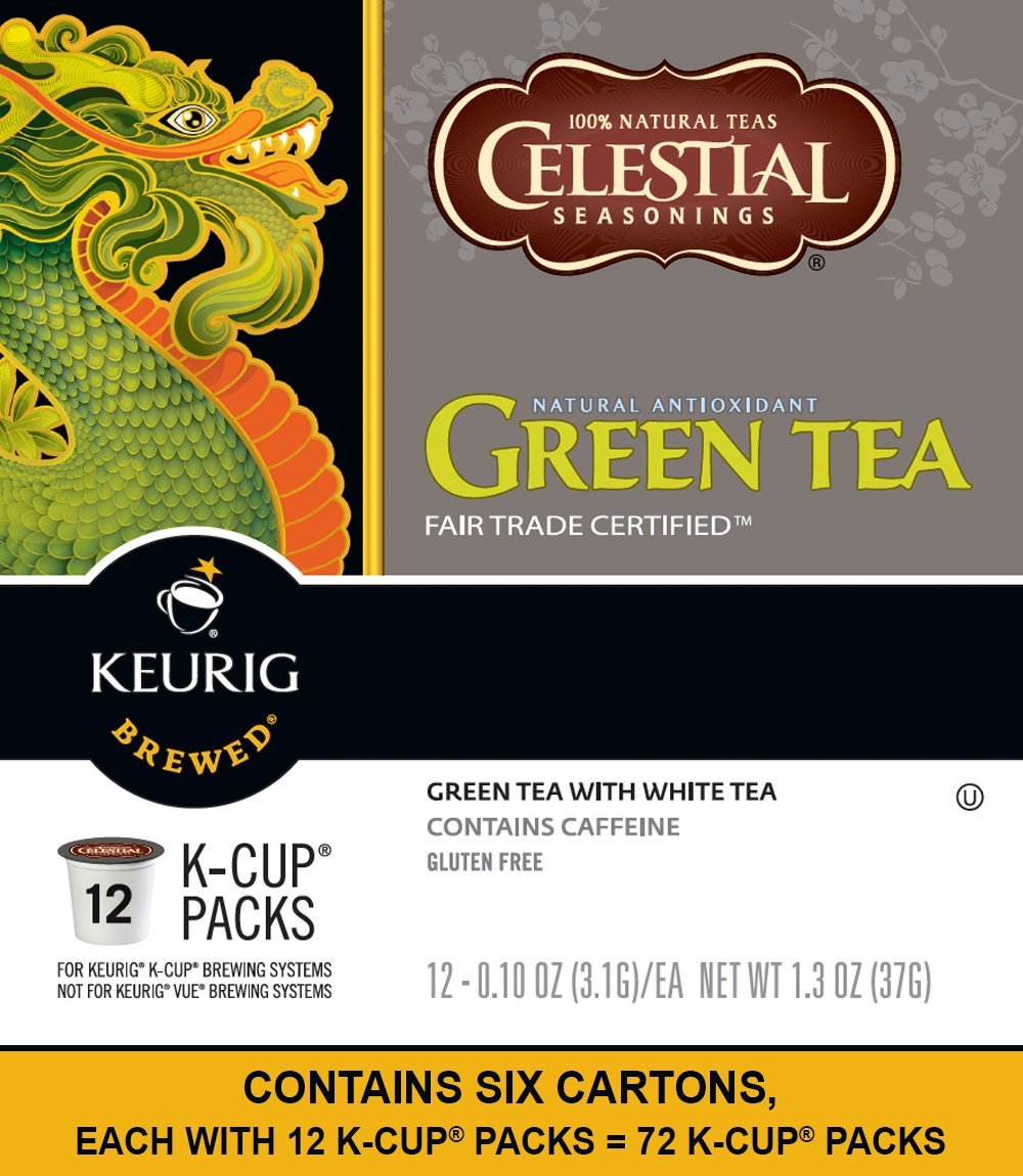 Celestial Seasonings Lemon Zinger Herbal Tea, KCup Portion Pack for