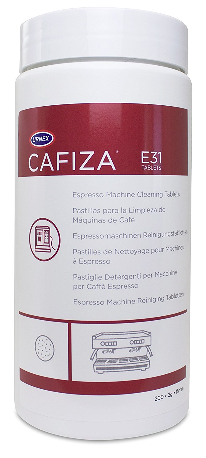 Urnex Cafiza Professional Espresso Machine Cleaning Tablets, 200 Count