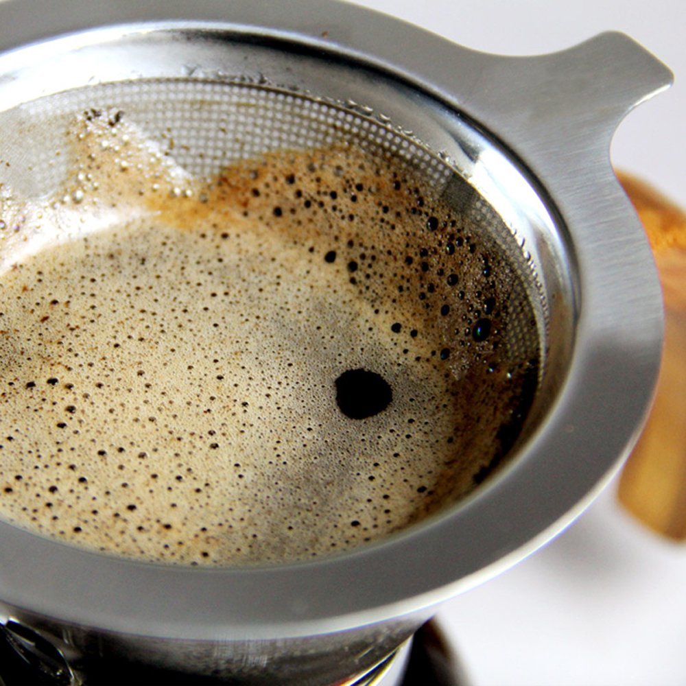 Bailyn 304 Stainless Steel Pour Over Coffee filter with coffee scoop