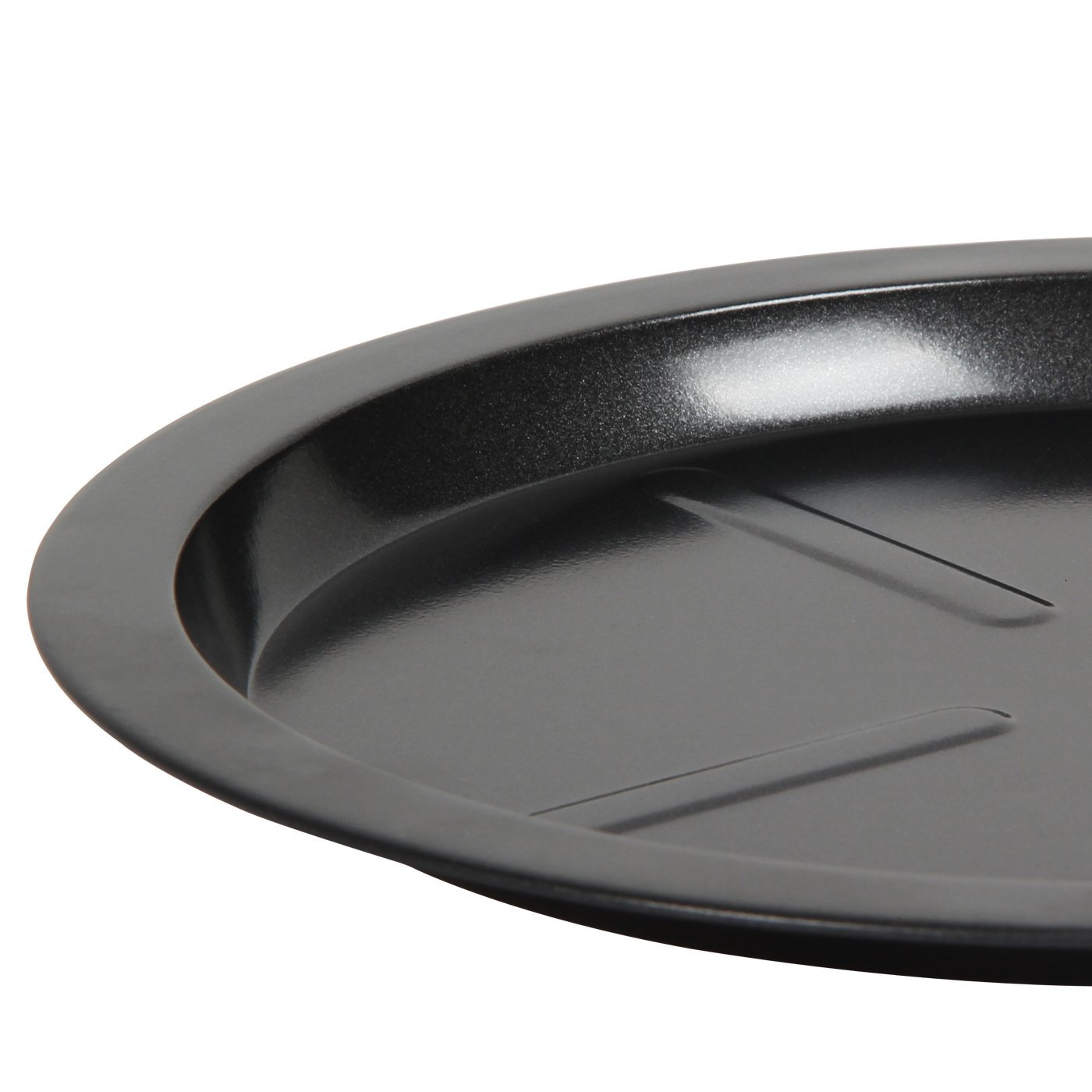 Yilove Pizza Pan, Heavy Carbon Steel Round Pan, Durable, Nonstick, 8