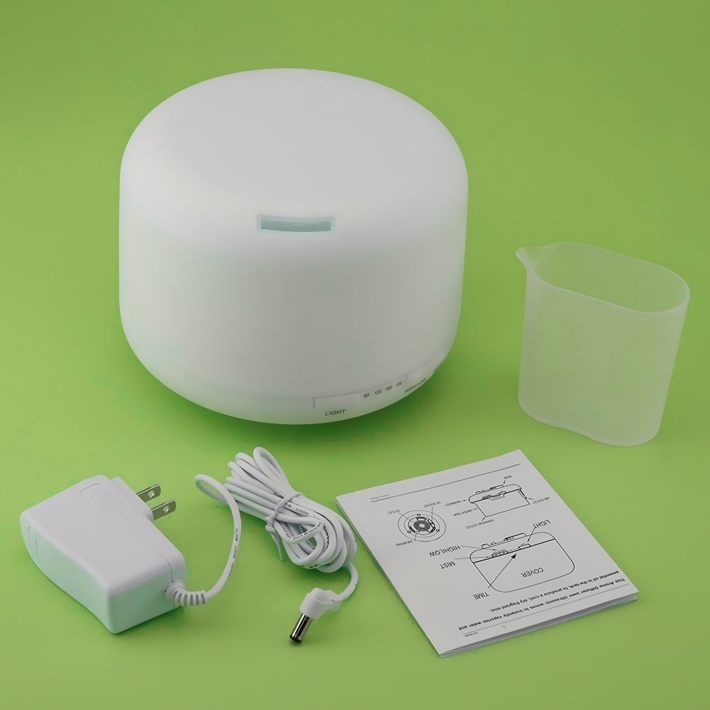 AVAWO 500ml Aroma Essential Oil Diffuser Portable Ultrasonic Cool