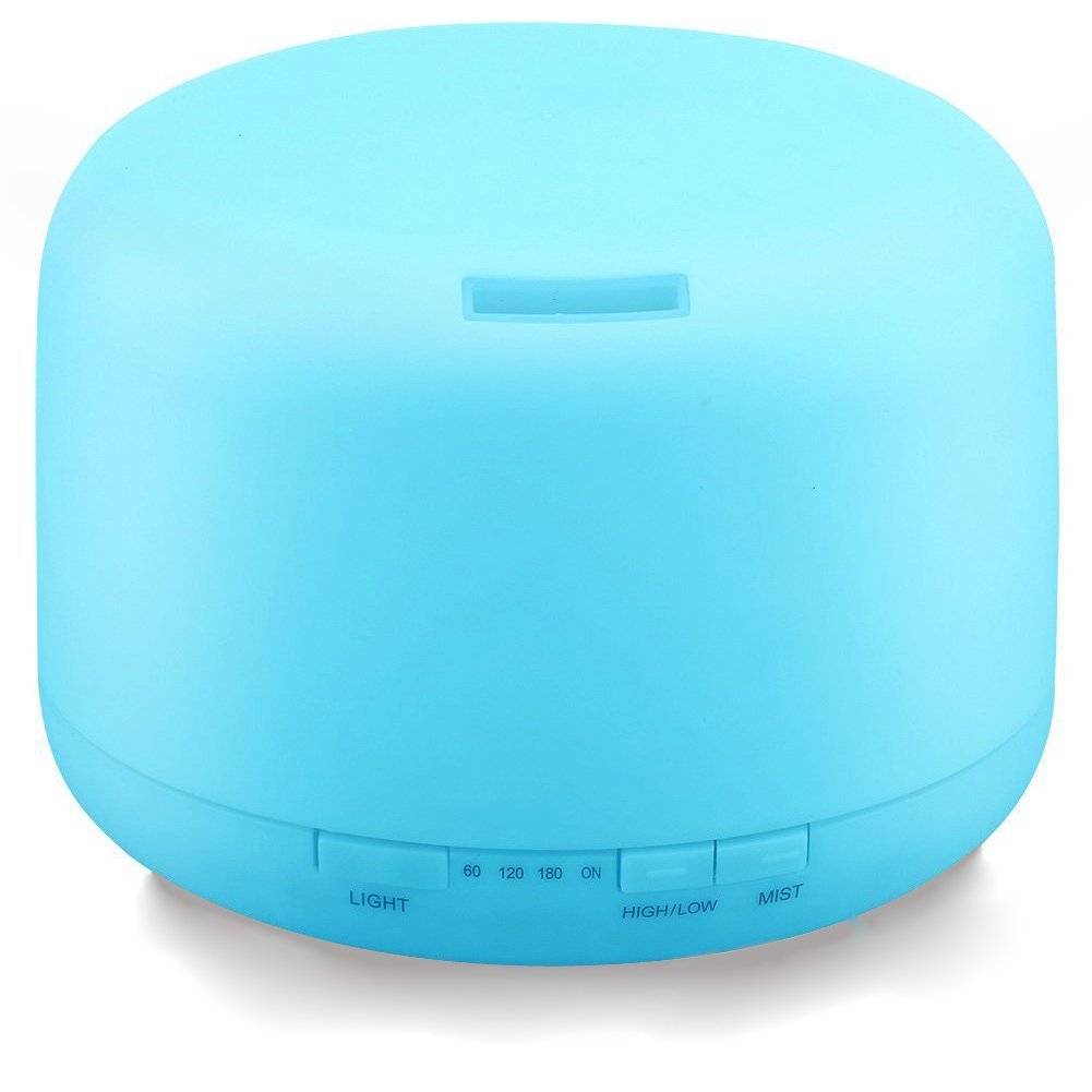 AVAWO 500ml Aroma Essential Oil Diffuser Portable Ultrasonic Cool